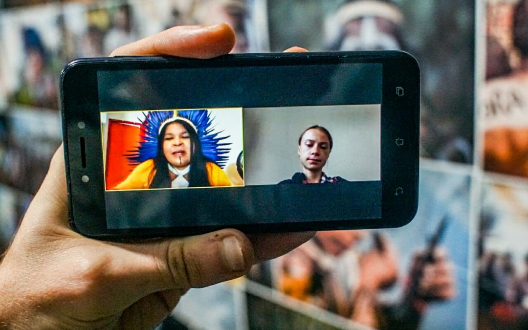 Sonia Guajajara e Greta Thunberg pressionam governos pela preservação da Amazônia
