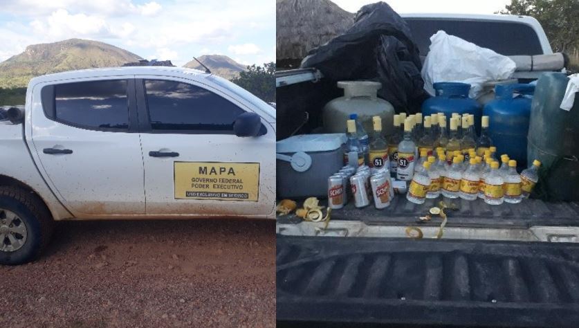 Veículo do MAPA é usado para transporte ilegal de bebidas alcoólicas na TI Raposa Serra do Sol