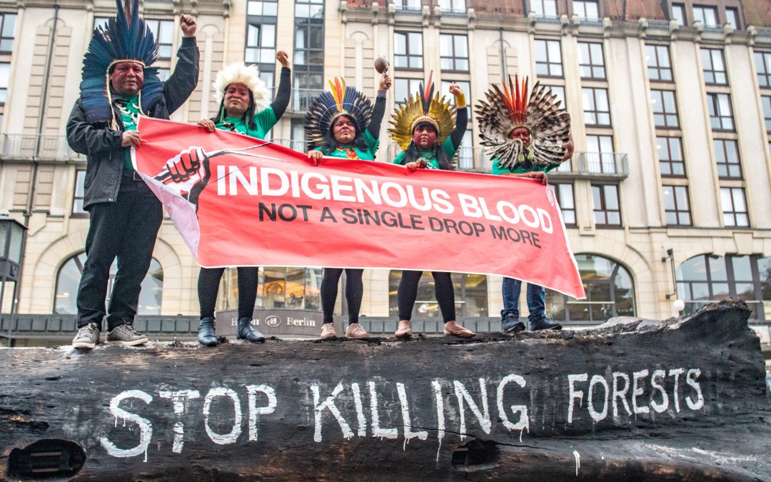 Mobilização internacional  em solidariedade aos Povos Indígenas